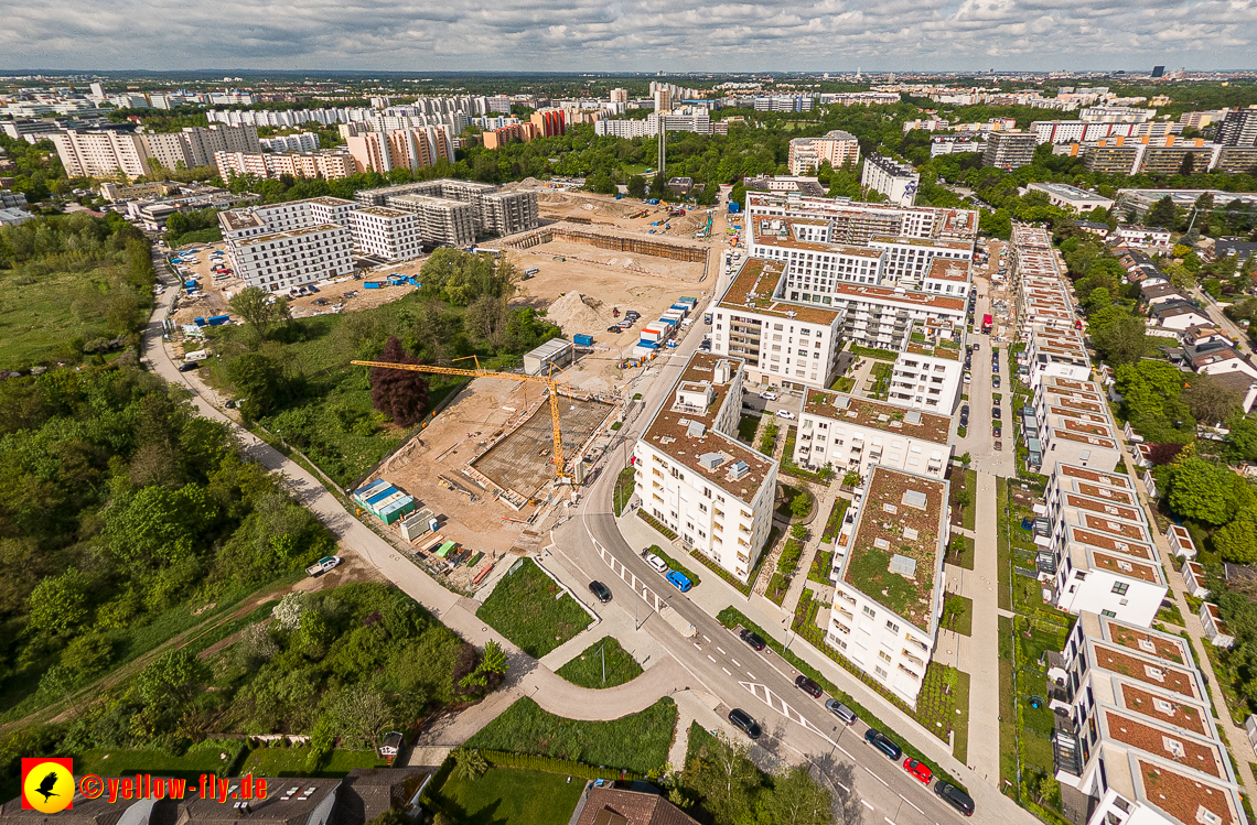 17.05.2023 - Baustelle Alexisquartier und Pandion Verde in Neuperlach